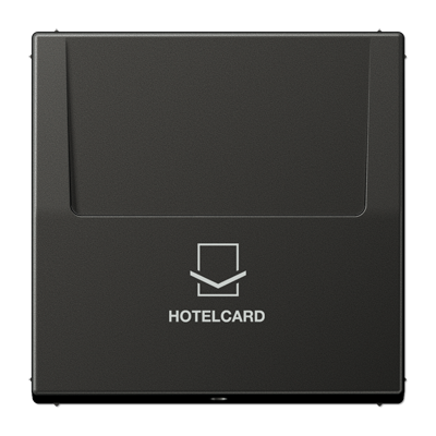 LSmetal Клавиша для выключ. "Hotelcard", антрацит. AL2990CARDAN