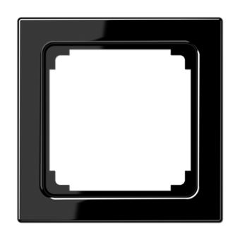 Рамка промежуточная для монтажа стандартных изделий; черная