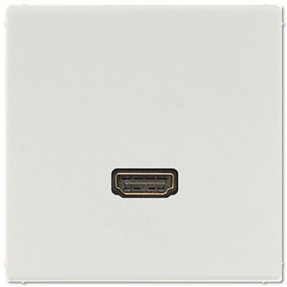 HDMI розетка, серия LS, цвет Светло-серый MALS1112LG