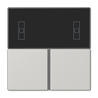 Набор накладок для защелкивания на регулятор дисплей «компакт», арт 4093KRMTSD; светло-серый