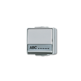 Кнопка для накладного монтажа без фиксации, однополюсная с НО контактом IP44