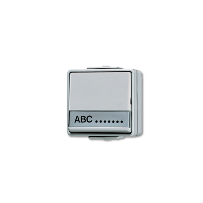 Кнопка для накладного монтажа без фиксации, однополюсная с НО контактом IP44 631NAW
