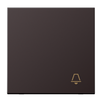 LSmetal Клавиша 1-ная с символом "Звонок", dark (лакир.алюм.) AL2990KD
