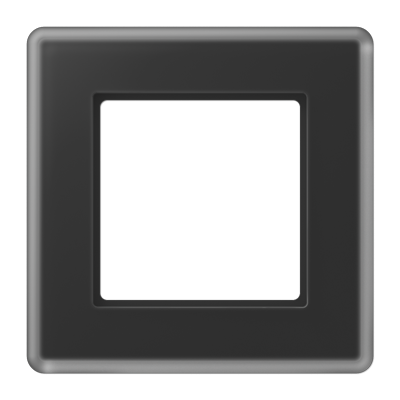 A VIVA Рамка 1-ная, стекло черный AV581GLMSW