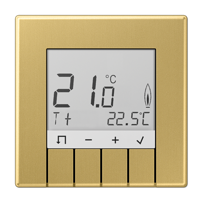 Датчик температуры, комнатный, со стандартным дисплеем. Цвет: латунь TRDME231C