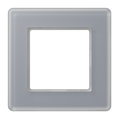 A VIVA Рамка 1-ная, стекло цвет серый AV581GLMKG