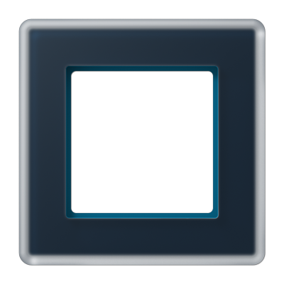 A VIVA Рамка 1-ная, стекло цвет Синий AV581GLMNB