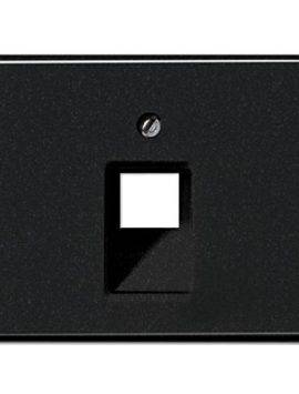 SL500 Накладка для комп. розетки 1хRJ45,  чёрн. SL569-1UASW