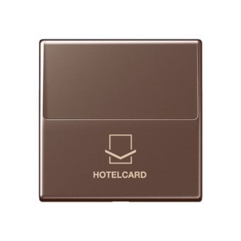 A500 Клавиша для выключ. "Hotelcard", цвет мокко