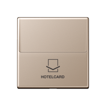 A500 Клавиша для выключ. "Hotelcard", шампань