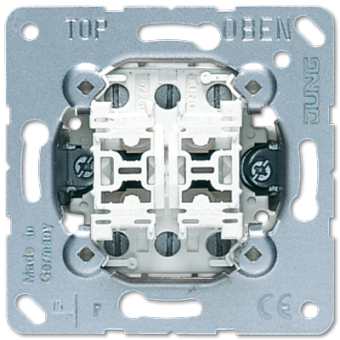 Jung Мех-зм мультивыключателя - 2-ная кнопка с 4-мя НО-конт. 10А 250В~ для СD 500/LS 990