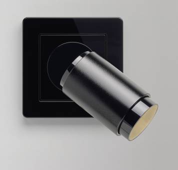 Jung Точечный светильник Plug & Light с мягким диммированием, черный, дизайн A Flow