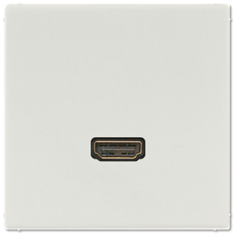 HDMI розетка, серия LS, цвет Светло-серый