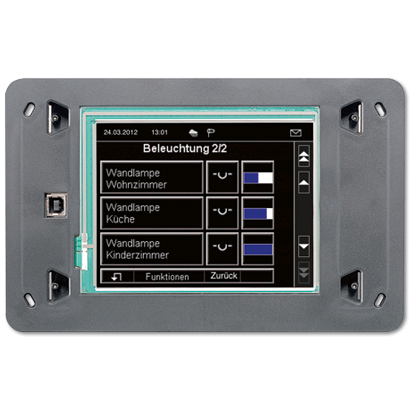 FP701CTIP - Jung Цветная тач-панель системы KNX с интерфейсом IP FP701CTIP
