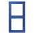 Jung Рамка на 2 поста, дюропласт Les Couleurs® Le Corbusier, цвет bleu outremer 59