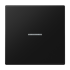 LS990 Клавиша 1-ная  с линзой, цвет матовый черный