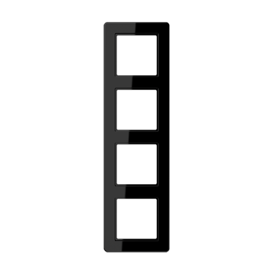 Jung A Flow - Рамка 4-ая, цвет черный AF584BFSW