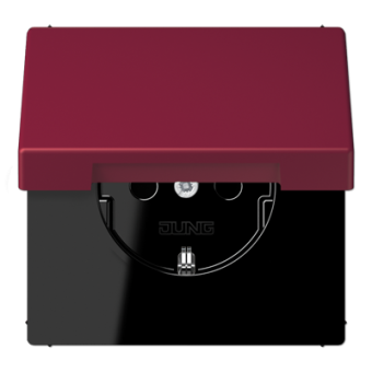 SCHUKO®-розетка с откидной крышкой и со встроенной повышенной защитой от прикосновения le rubis
