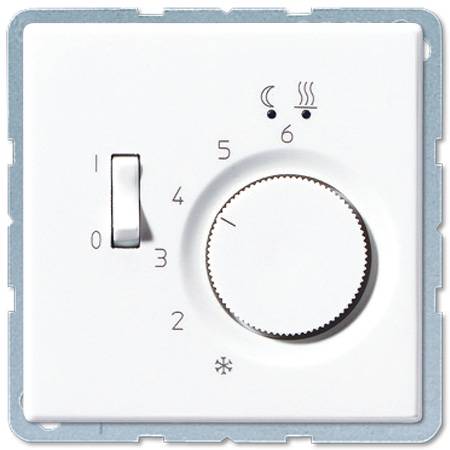 Терморегулятор теплого пола, механический, Белый 