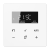 Терморегулятор теплого пола, электронный,  белый