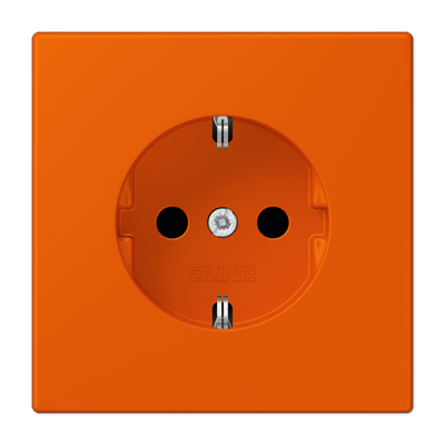 SCHUKO®-розетка со встроенной повышенной защитой от прикосновения orange vif 