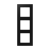 Jung A550 - Рамка 3-ая, цвет матовый черный