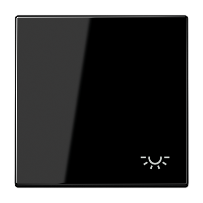 LS990 Клавиша 1-ная с символом "Свет", чёрн. LS990LSW