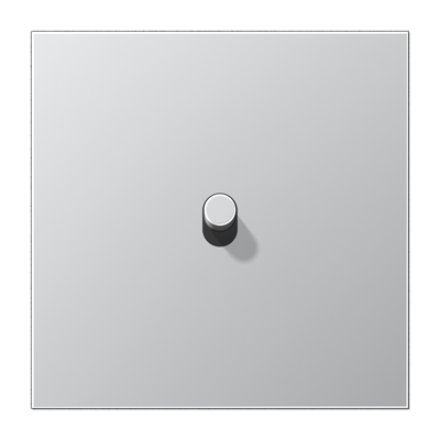 LS1912 - Кнопка 1-клавишная, Алюминий - Цилиндр 