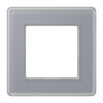 A VIVA Рамка 1-ная, стекло цвет серый