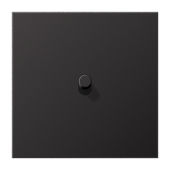 LS1912 - Кнопка 1-клавишная, Темный Алюминий - Цилиндр