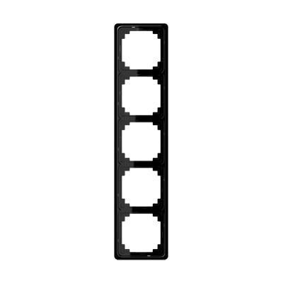 Рамка для вертикальной и горизонтальной установки, 5-кратная, черная CDP585SW