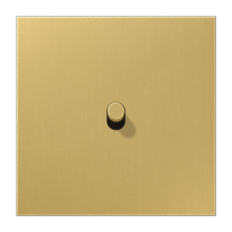 LS1912 - Кнопка 1-клавишная, Классическая латунь - Цилиндр