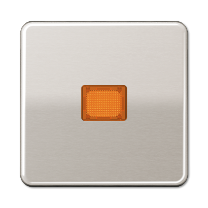 Клавиша с оранжевым окошком для выключателя с подсветкой; платина CD590KOPT