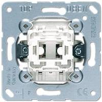 EcoProfi Механизм переключателя 1-клав. с контрольной подсветкой(сх. 6а) 10А 250В~