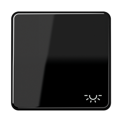 CD500 Клавиша 1-ная с символом "Свет", чёрн. CD590LSW