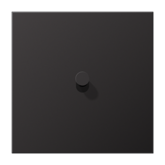 LS1912 - Кнопка 1-клавишная, Темный Алюминий - Конус