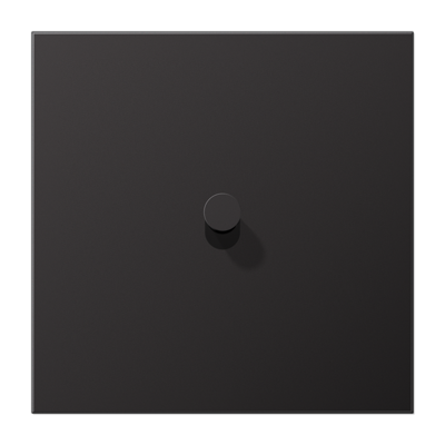 LS1912 - Кнопка 1-клавишная, Темный Алюминий - Конус 