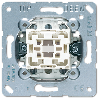 Jung Мех-зм кнопки 2-пол. 10А 250В~ с переключающими контакт. 533-2U
