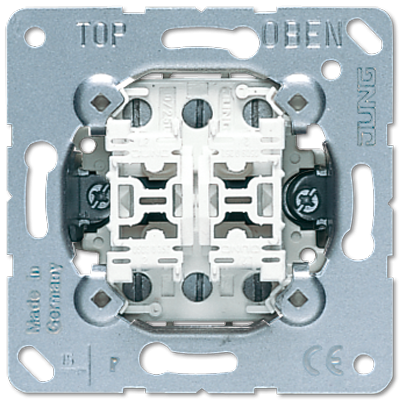 Jung Мех-зм мультивыключателя - 2-ная кнопка с 4-мя НО-конт. 10А 250В~ для СD 500/LS 990 532-4U